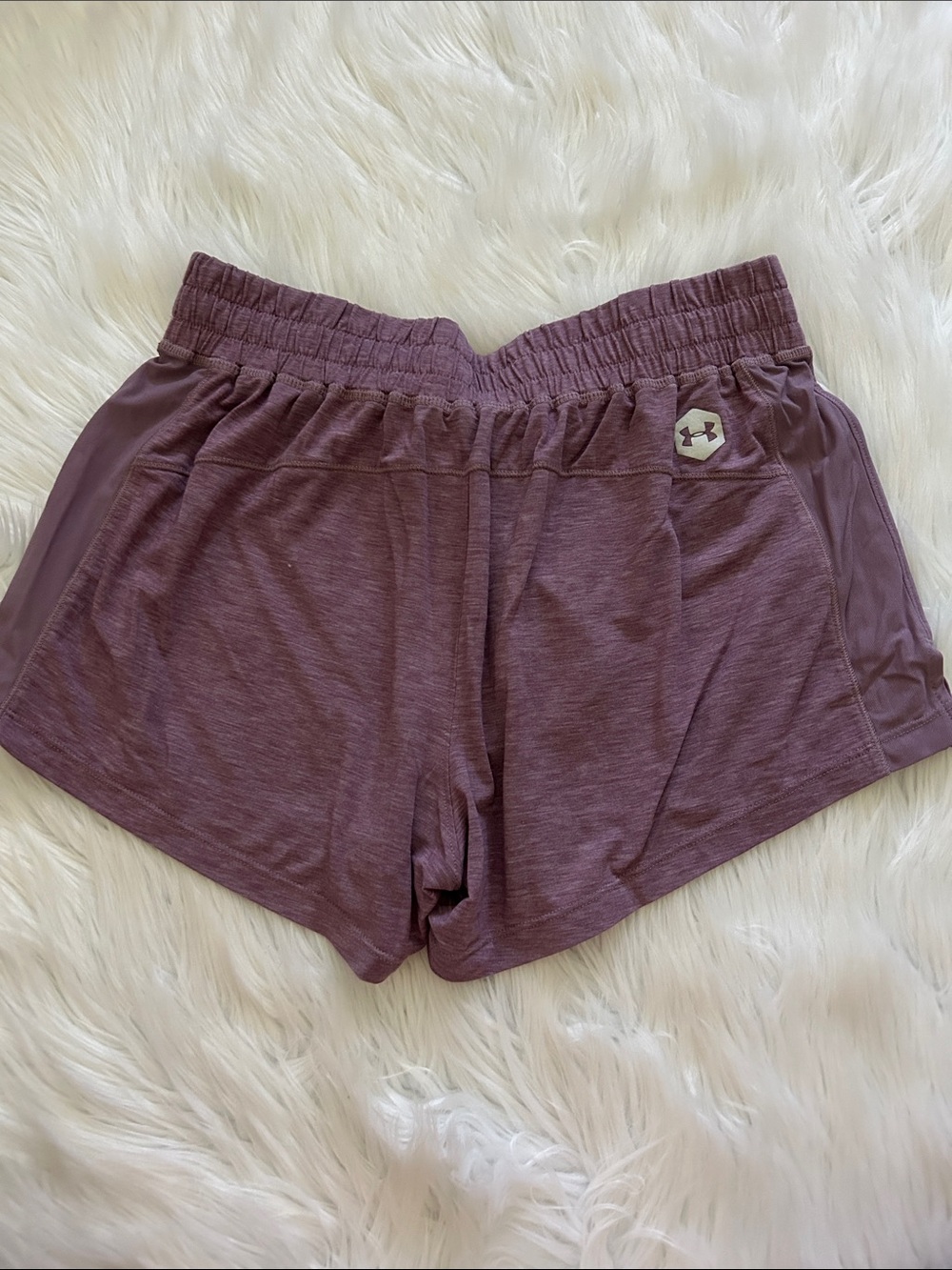 Under Armour Women's Plum Drawstring Athletic Shorts - Picture 2 of 3